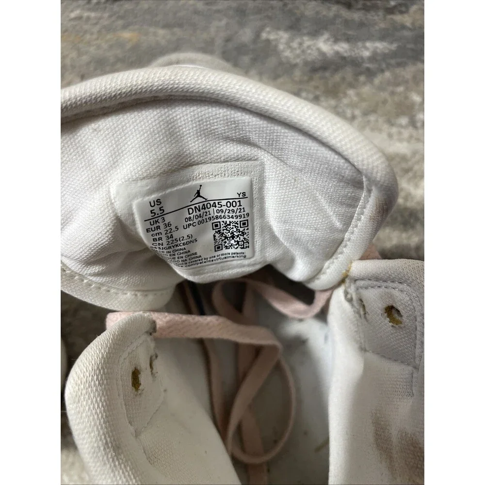 Nike Air Jordan High Top Sneakers Women's 5.5 Streetwear Casual Shoes Pink